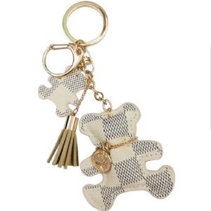 Bear Keychain Handbag Charm